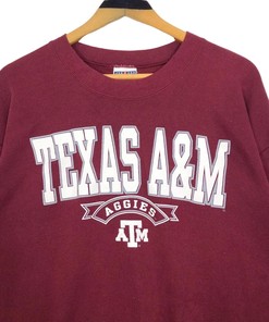 Texas A&M University Aggies Vintage Style Full Size Sweatshirt & Hoodie