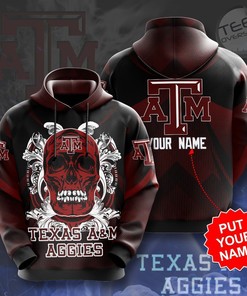 Texas Aggies All Over Print 3D Hoodie