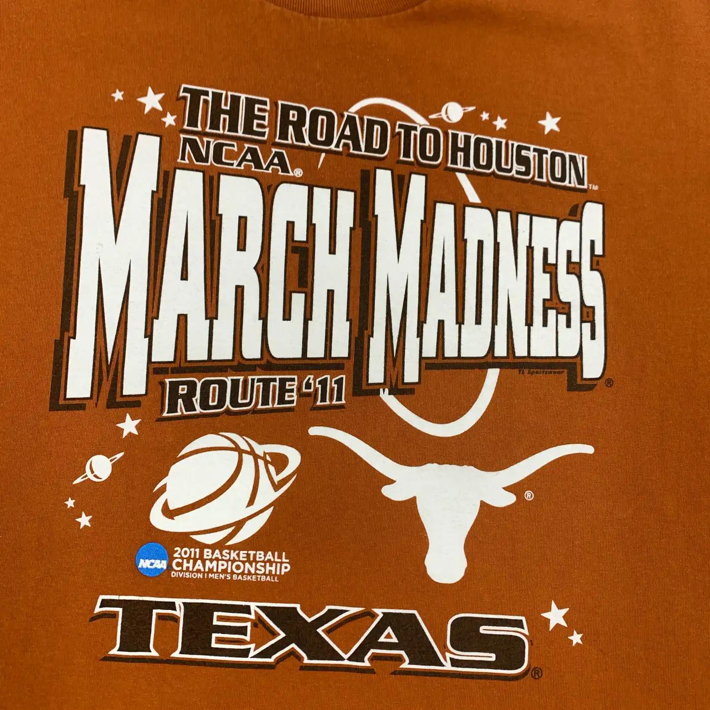 Texas Longhorns 2011 March Madness T-Shirt Sweatshirt Hoodie Crewneck Pullover American Football Gifts Lover - Image 2