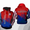 Texas Rangers All Over Print MLB Team US 3D Hoodie