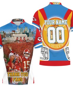 Thank Your Fans in Style with Our Super Bowl 2021 Kansas City Chiefs AFC West Division 3D All-Over Print Polo Shirt