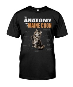 The Anatomy Of A Maine Coon T-Shirt