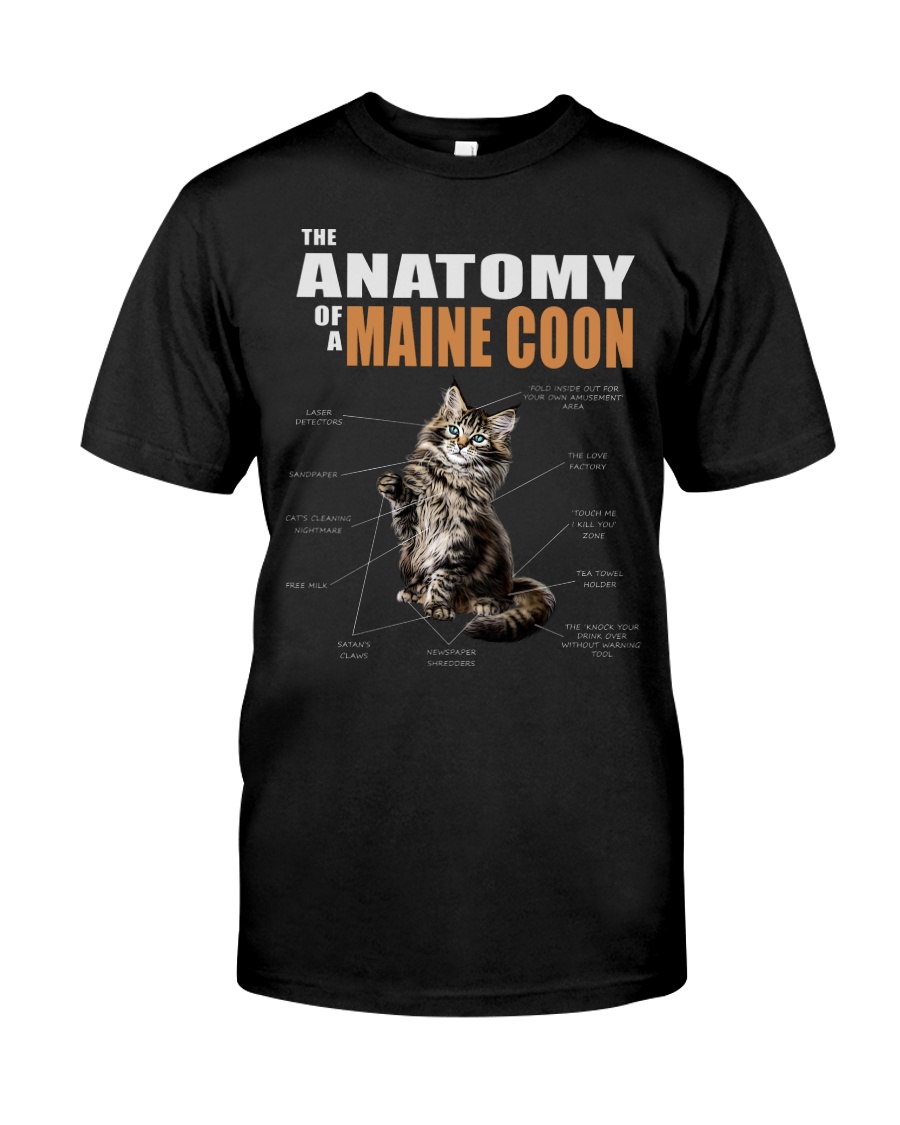 The Anatomy Of A Maine Coon T-Shirt