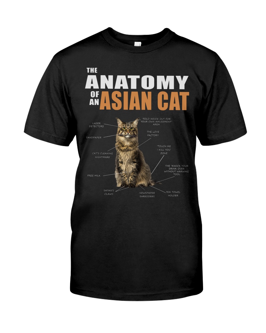 The Anatomy Of An Asian Cat Sweatshirt