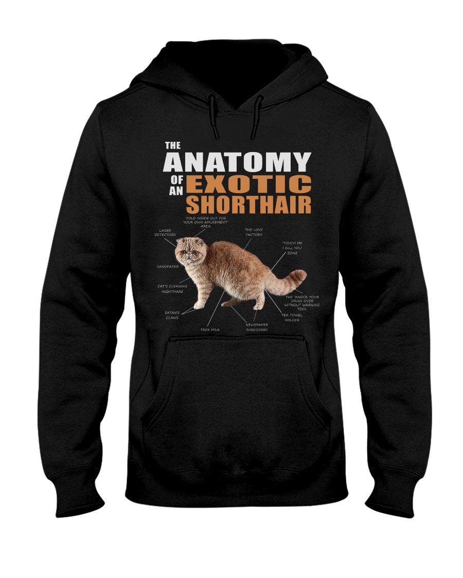 The Anatomy Of An Exotic Shorthair T-Shirt - Image 2