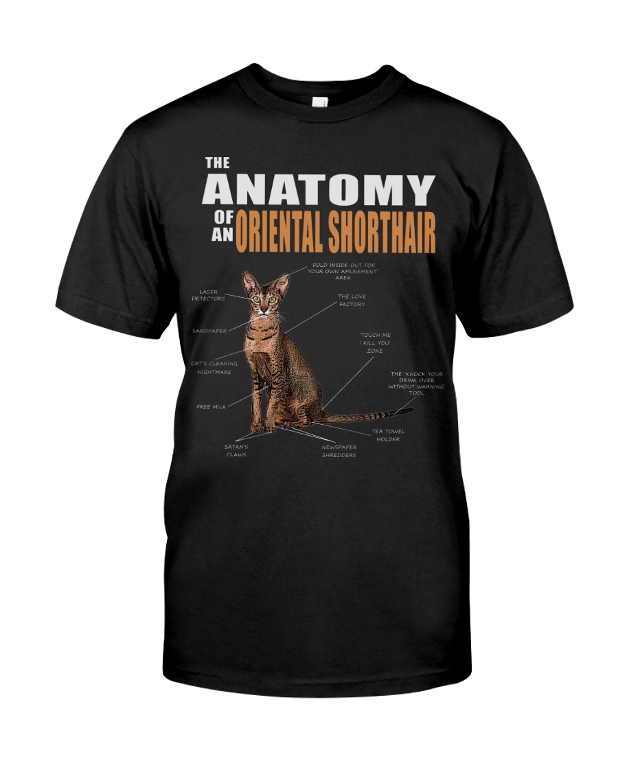 The Anatomy Of An Oriental Shorthair Sweatshirt