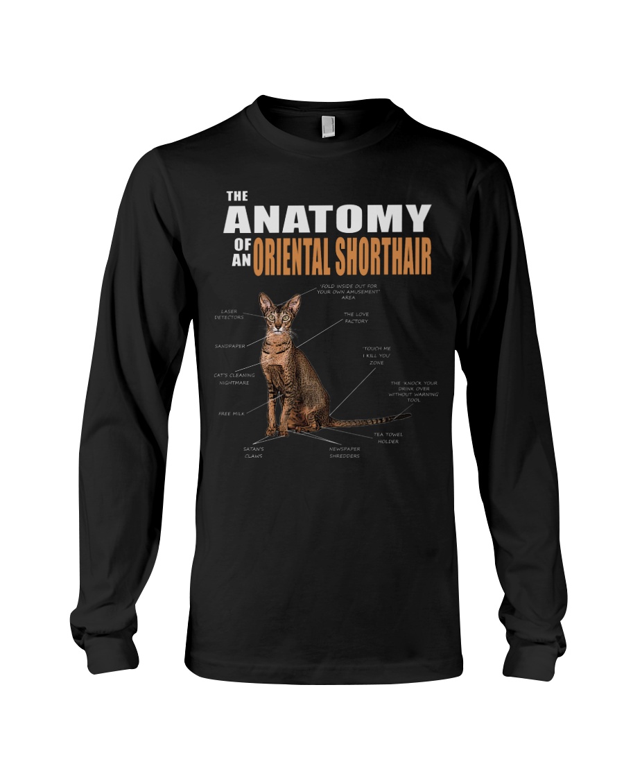 The Anatomy Of An Oriental Shorthair Sweatshirt - Image 3