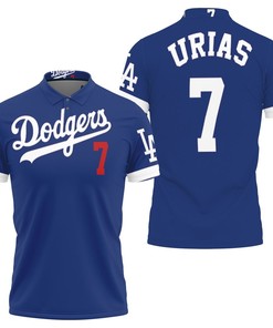The Blue Julio Urias-Inspired Style 3D All Over Print Polo Shirt: The Best Way to Support the LA Dodgers