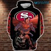 The Dark Knight and The Man of Steel All Over Print 3D Hoodie 3D San Francisco 49ers Gift
