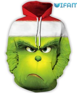 The Grinch Christmas Unisex All Over Print 3D Hoodie