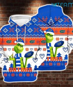 The Grinch Football Christmas Florida Gators Hoodie 3D