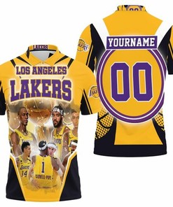 The Ideal Polo Shirt for LA Lakers Fans: Player Photo Logo Western Conference 3D All Over Print Polo Shirt