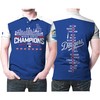The LA Dodgers Players List 2020 World Series Champions Achievements 3D Printed Gift Polo Shirt