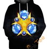 The Legend of Zelda Ocarina of Time Zora Sapphire 3D Hoodie