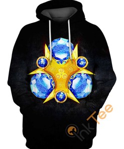 The Legend of Zelda Ocarina of Time Zora Sapphire 3D Hoodie