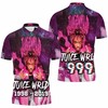 The Legendary Juice Wrld 999 in Big Wave Rap Style on 3D Breathable Fabric All Over Print Polo Shirt