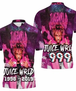 The Legendary Juice Wrld 999 in Big Wave Rap Style on 3D Breathable Fabric All Over Print Polo Shirt