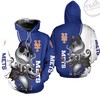 The Nightmare Before Christmas 3D Hoodie for New York Mets Fans