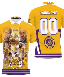 The Perfect Polo Shirt for Every LA Lakers Champion: NBA Western Personalized All Over Print Shirt 3D T-shirt