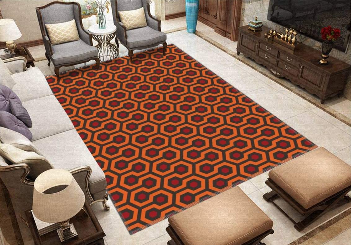 The Shining Overlook Hotel 70s Style Non-Slip Area Rug - Soft Door Mat Nursery Carpet