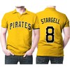 The Team Logo In This Baseball Team Logo Majestic Official Gold 2019 Polo Shirt