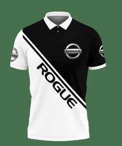 The Ultimate White Nissan Rogue Nqp-Ht Polo Shirt Ver 1 with All Over Print and 3D Print: Perfect for Sports