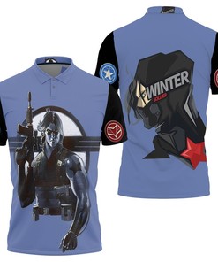 The Winter Soldier's Marksman Skills Displayed in 3D All Over Print Polo Shirt