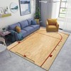 Thick Non-Slip Doormat for Living Room and Bedroom - Personalized Basketball Court Area Rug for Home Decoration