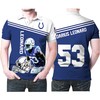 This Colts 53 Legend Signed 3D Printed Breathable Fabric Athleisure Polo Shirt All Over Print Shirt 3D T-Shirt