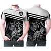 This Death God Oakland Raiders Nfl Football Team Logo 3d Designed Allover Polo Shirt All Over Print Shirt 3D T-Shirt