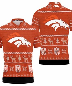 This Denver Broncos Nfl Ugly Sweatshirt Christmas 3D All Over Print Polo Shirt