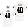 This Design Arizona Cardinals Pat Tillman #40 Great Player White 100th Season Golden Edition Polo Shirt