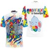 This Elephant Family Inspired Breathable Fabric Athleisure Polo Shirt All Over Print Shirt 3D T-Shirt