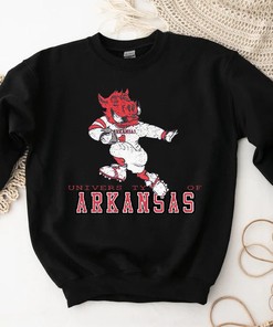 Throwback Arkansas Razorbacks Sweatshirt Vintage Razorback Sweater For Fans