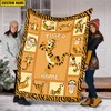 Tigger and Winnie the Pooh Magic Kingdom Park Fleece Blanket - Perfect for Bedding Decor and Sofa Blanket