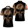 Tip off in style with the Camouflage Skull Oklahoma City Thunder American Flag Polo Shirt
