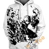 Todoroki Shoto My Hero Academia Ink Splatter Hoodie 3D Print All Over