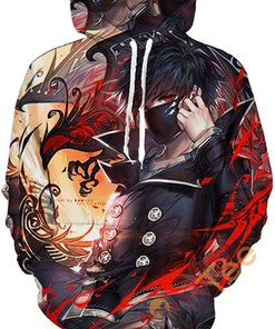 Tokyo Ghoul Front Pocket All Over Print 3D Hoodie