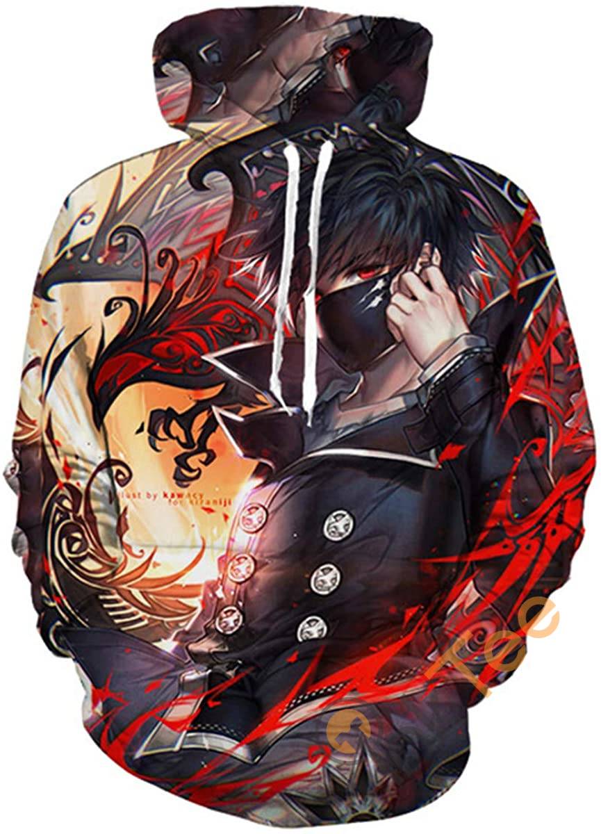 Tokyo Ghoul Front Pocket All Over Print 3D Hoodie