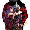 Tokyo Ghoul Kaneki And Rize All Over Print 3D Hoodie