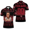 Tom Brady Legend 12 Snow Pattern 3D Printed Personalized All Over Print Polo Shirt for Tampa Bay Buccaneers