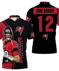 Tom Brady Posture Legend 3D All Over Print Polo Shirt for Tampa Bay Buccaneers