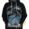 Toothles Nebula Dragon Hoodie 3D Print All Over