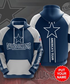 Top 15 Dallas Cowboys 3D Hoodies with All Over Print from Printful