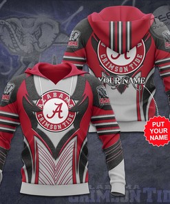 Top Best Alabama Crimson Tide All Over Print Hoodie 3D