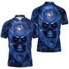 Toronto Blue Jays Fans Show Their Love with Skull 3D Polo Shirt