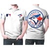 Toronto Blue Jays Mlb Baseball Team Logo 3D All Over Print Polo Shirt with All Over Print Polo T-shirt