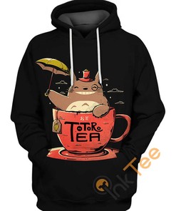 Totoro Tea Lovers Hoodie in 3D Design