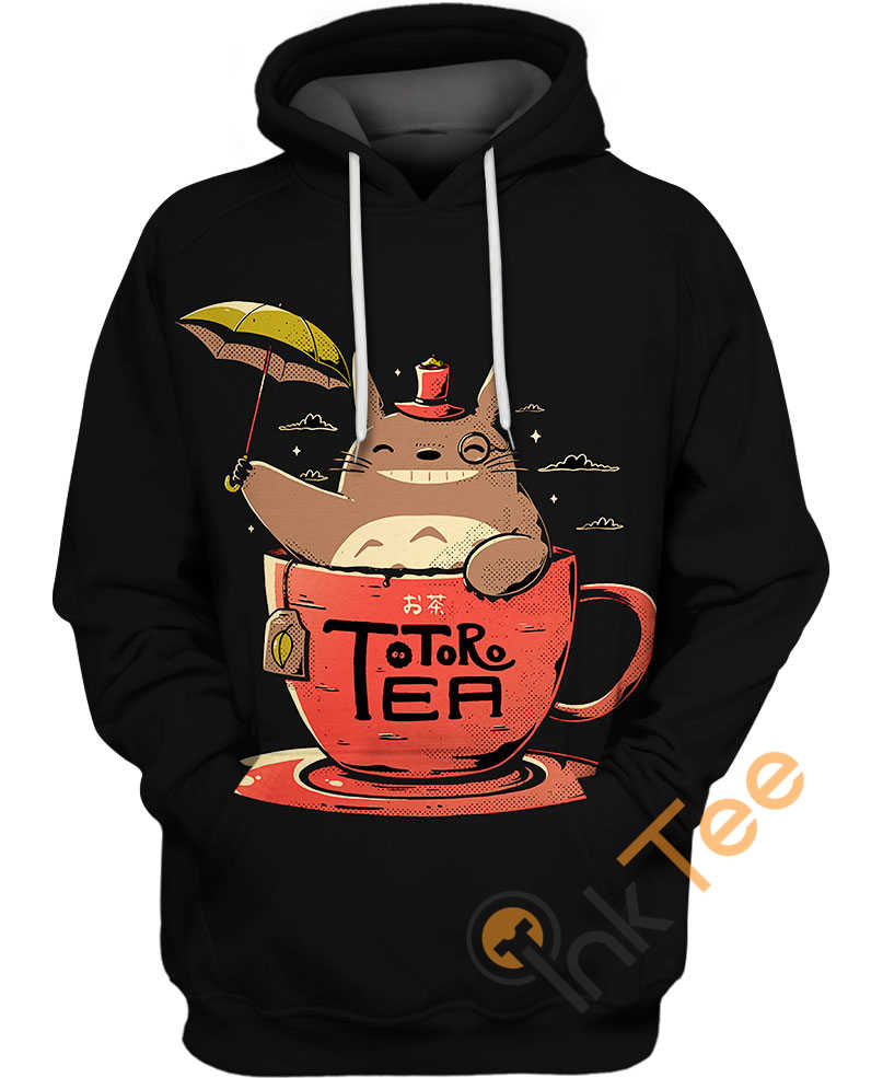 Totoro Tea Lovers Hoodie in 3D Design