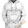 Totoro Vitruvian Hoodie with 3D Print